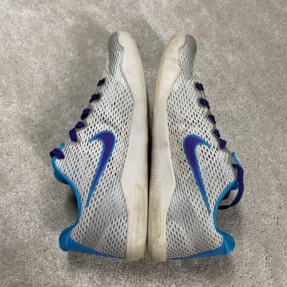 Nike Kobe 11 Shoes Mens Sz 13 Gray Blue Draft Day Basketball Low Top 836183-154 main image 4
